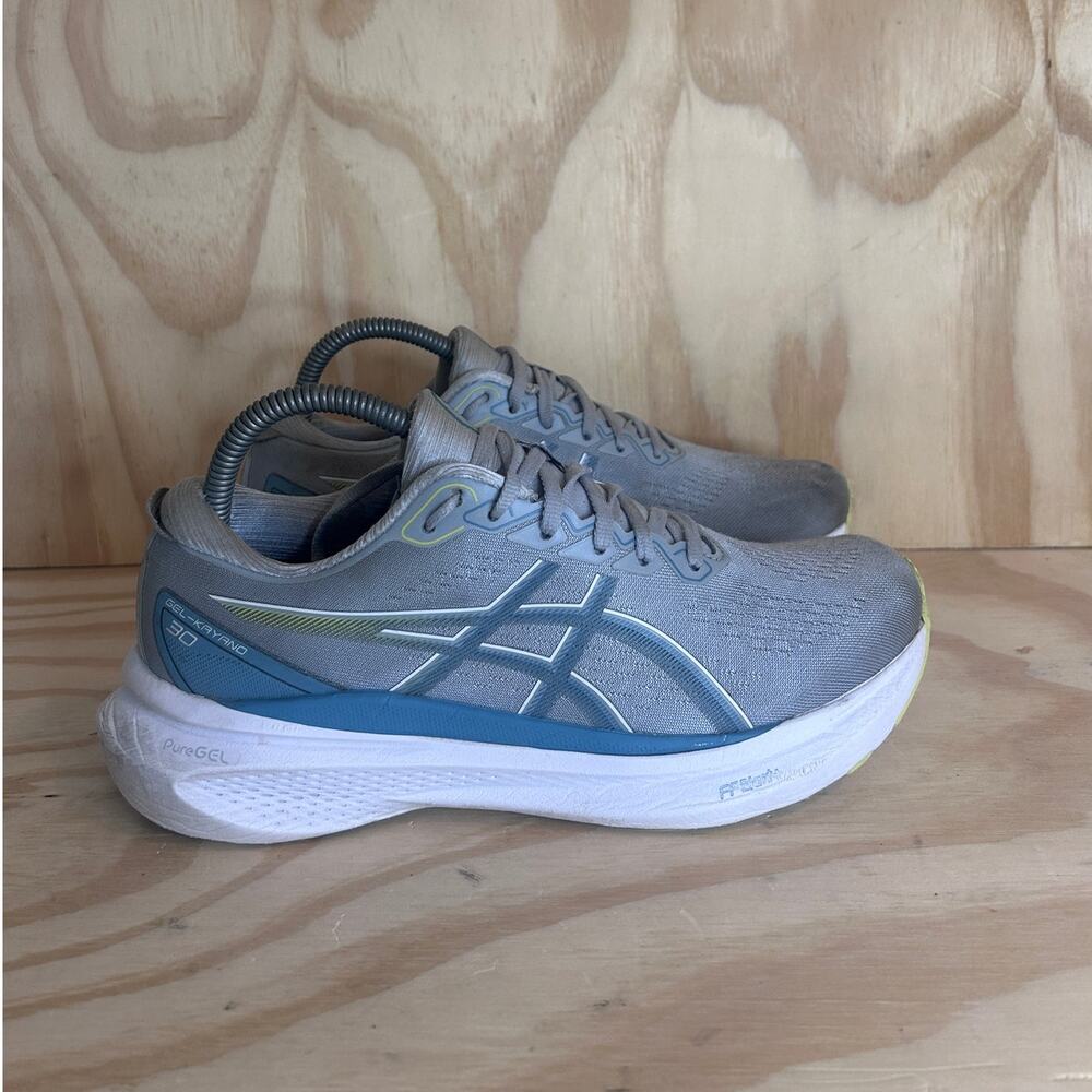 Asics - Gel-Kayano 30 - Running Shoes - Gray/Blue - Women's - 8.5 - 1012B357